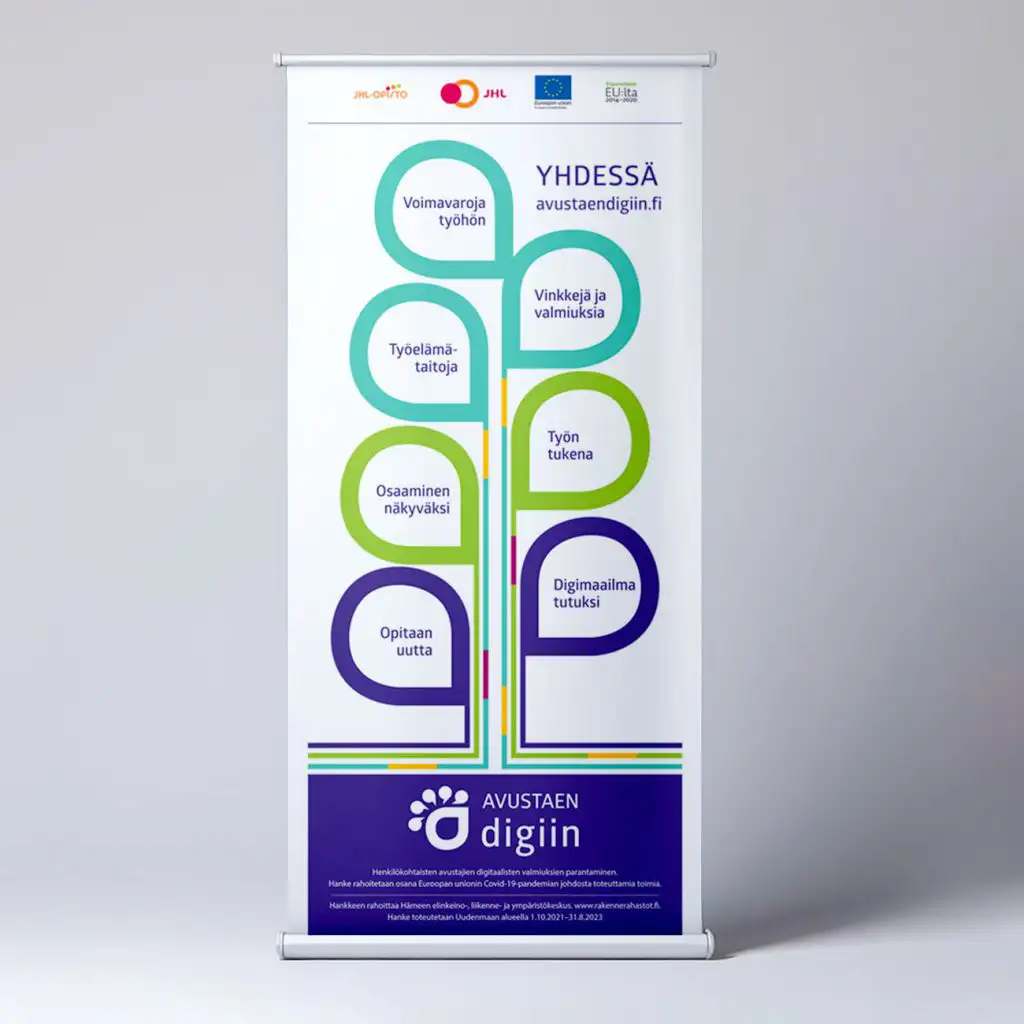 Avustaen-digiin, infografiikka